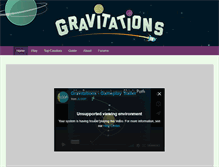 Tablet Screenshot of gravitationsapp.com